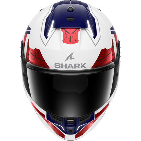 Shark Skwal i3 Full Face Helmet Rhad White / Chrome / Red FREE 1 YEAR Returns, FREE UK Delivery | ThrottleChimp