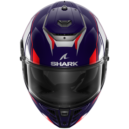 Shark Spartan RS Full Face Helmet Byhron Blue / White FREE 1 YEAR Returns, FREE UK Delivery | ThrottleChimp