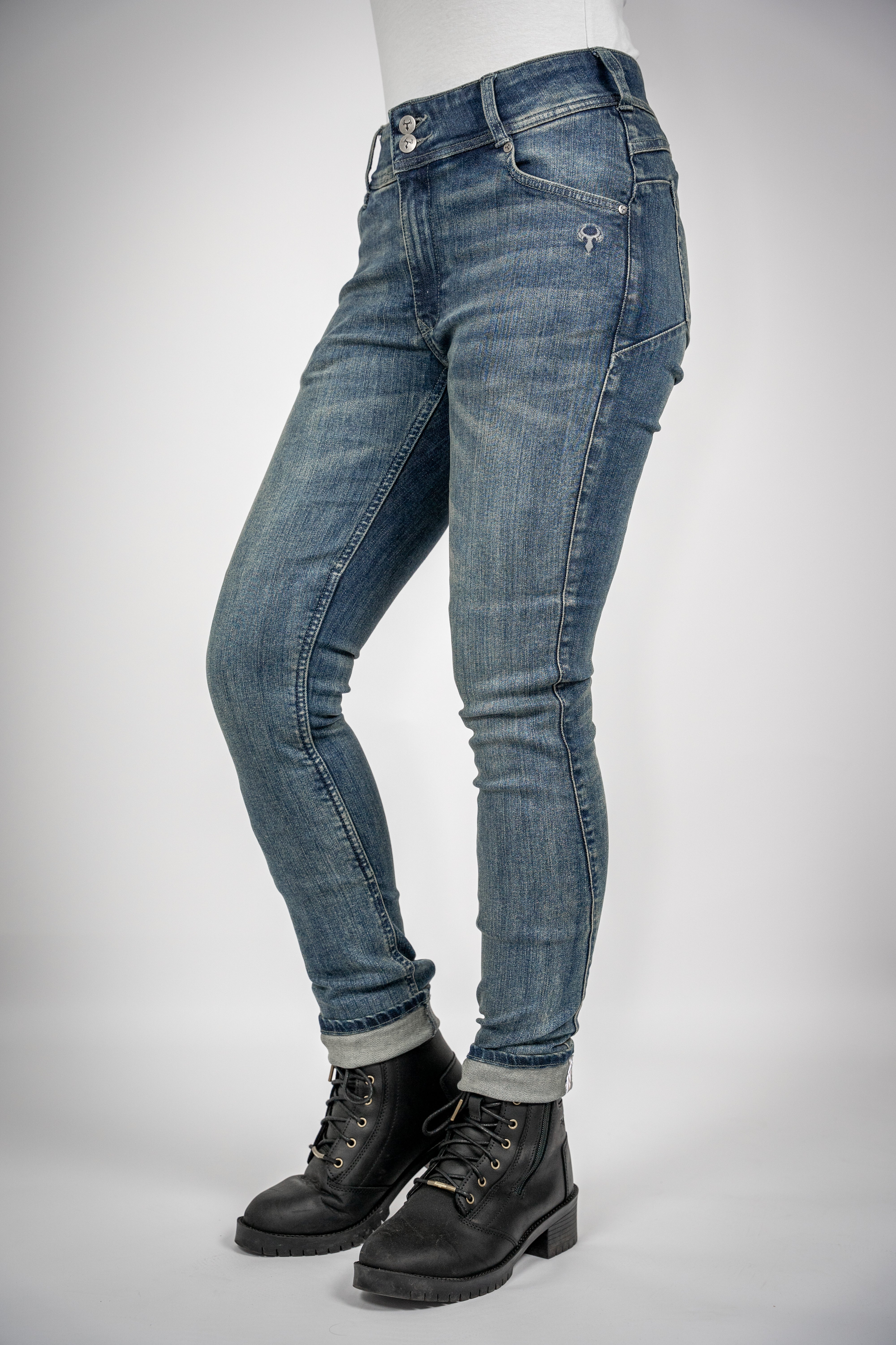 Bull-it Heron Straight Fit Denim Jeans Steel Blue FREE 1 YEAR Returns, FREE UK Delivery | ThrottleChimp