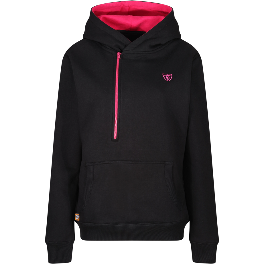 MotoGirl Helmet Ladies Hoodie Pink / Black FREE 1 YEAR Returns, FREE UK Delivery | ThrottleChimp