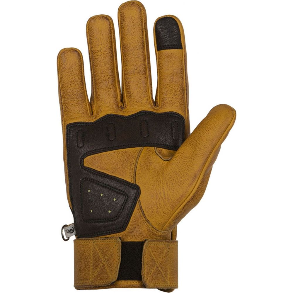 Helstons Wolf Summer Leather Gloves Gold / Brown