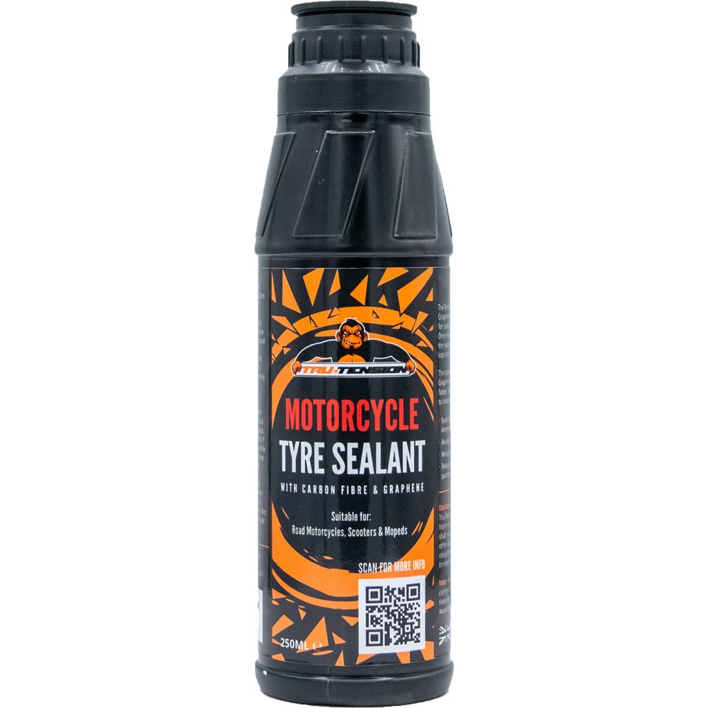 Tru-Tension Carbon Fibre Motorcycle Tyre Sealant FREE 1 YEAR Returns, FREE UK Delivery | ThrottleChimp