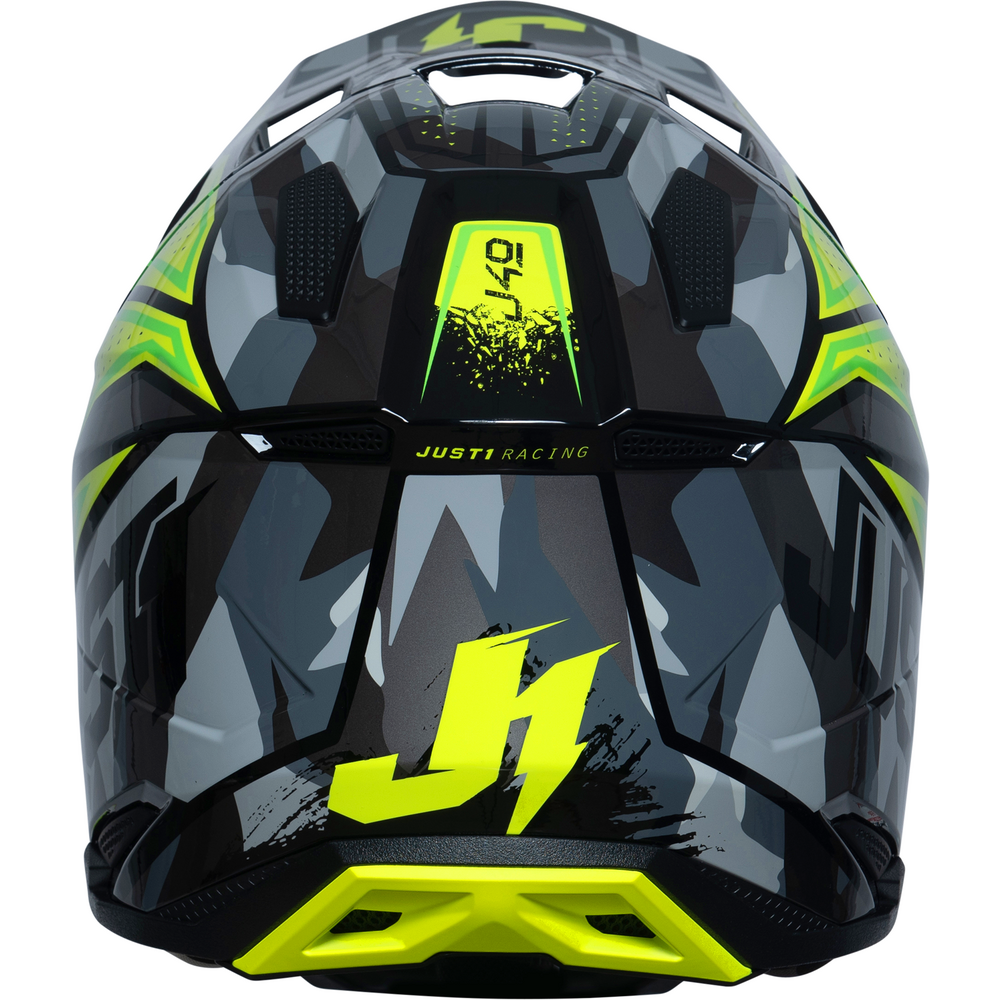 Just1 J40 Motocross Helmet Shooter Camo / Fluo Yellow / Black FREE 1 YEAR Returns, FREE UK Delivery | ThrottleChimp