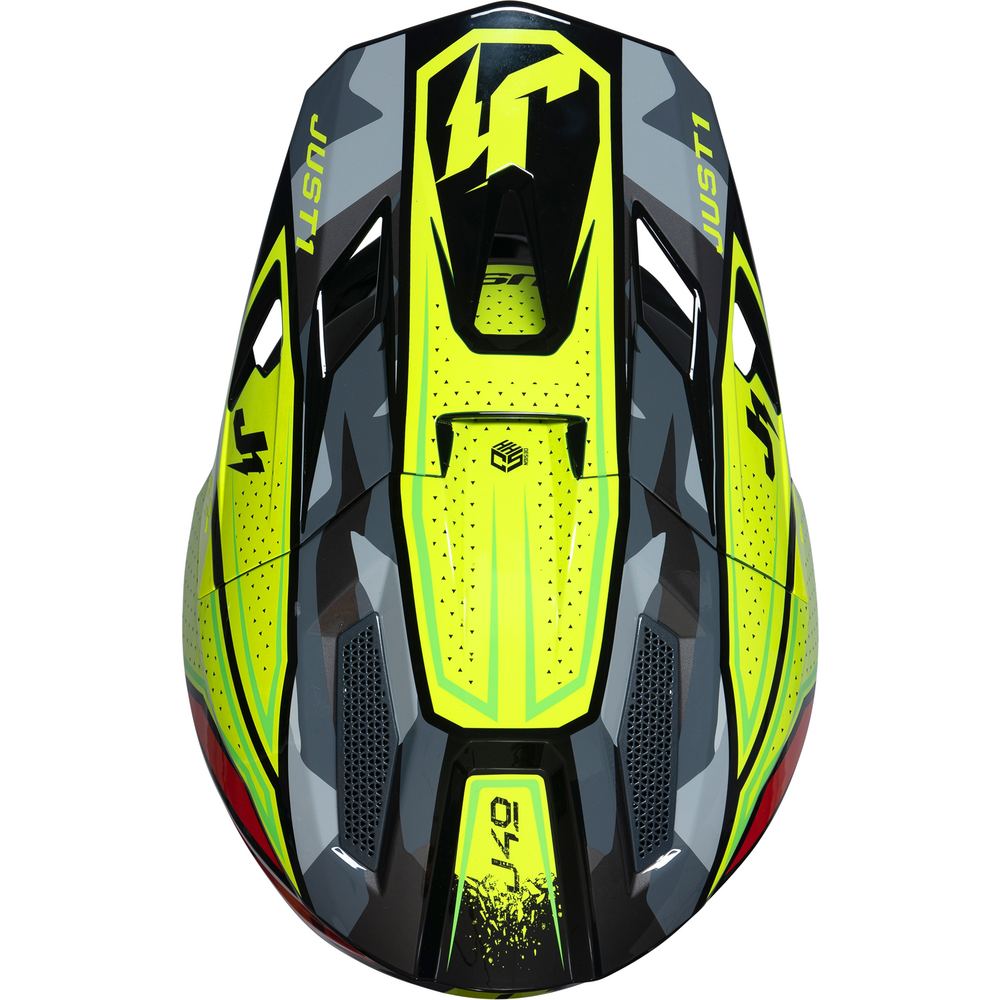 Just1 J40 Motocross Helmet Shooter Camo / Red / Black FREE 1 YEAR Returns, FREE UK Delivery | ThrottleChimp
