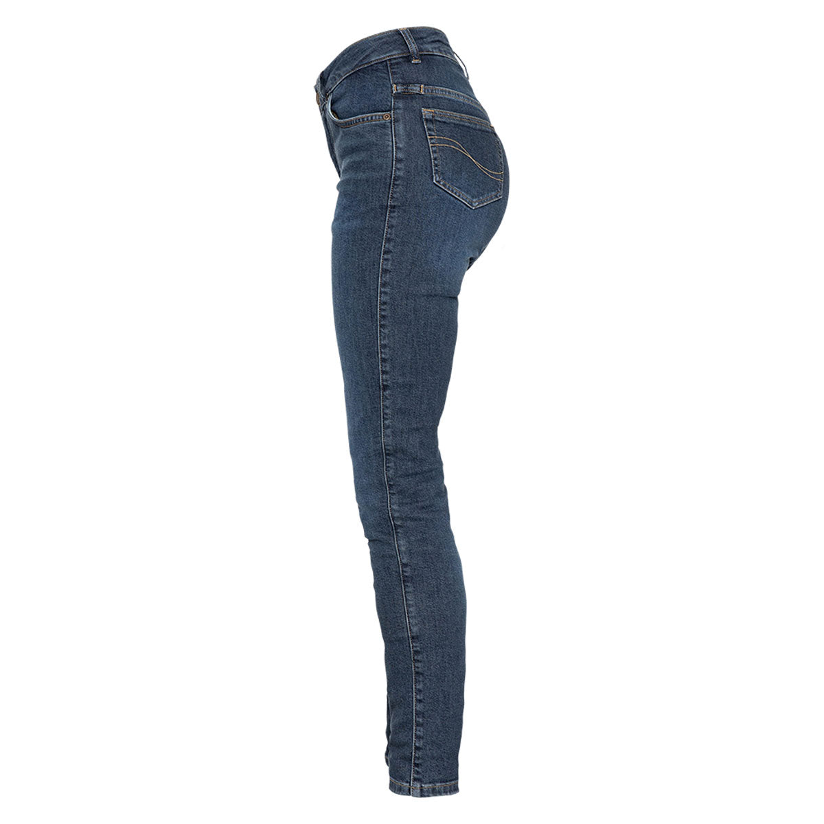 John Doe Jane High Mono Ladies Riding Denim Jeans With XTM Fiber Indigo