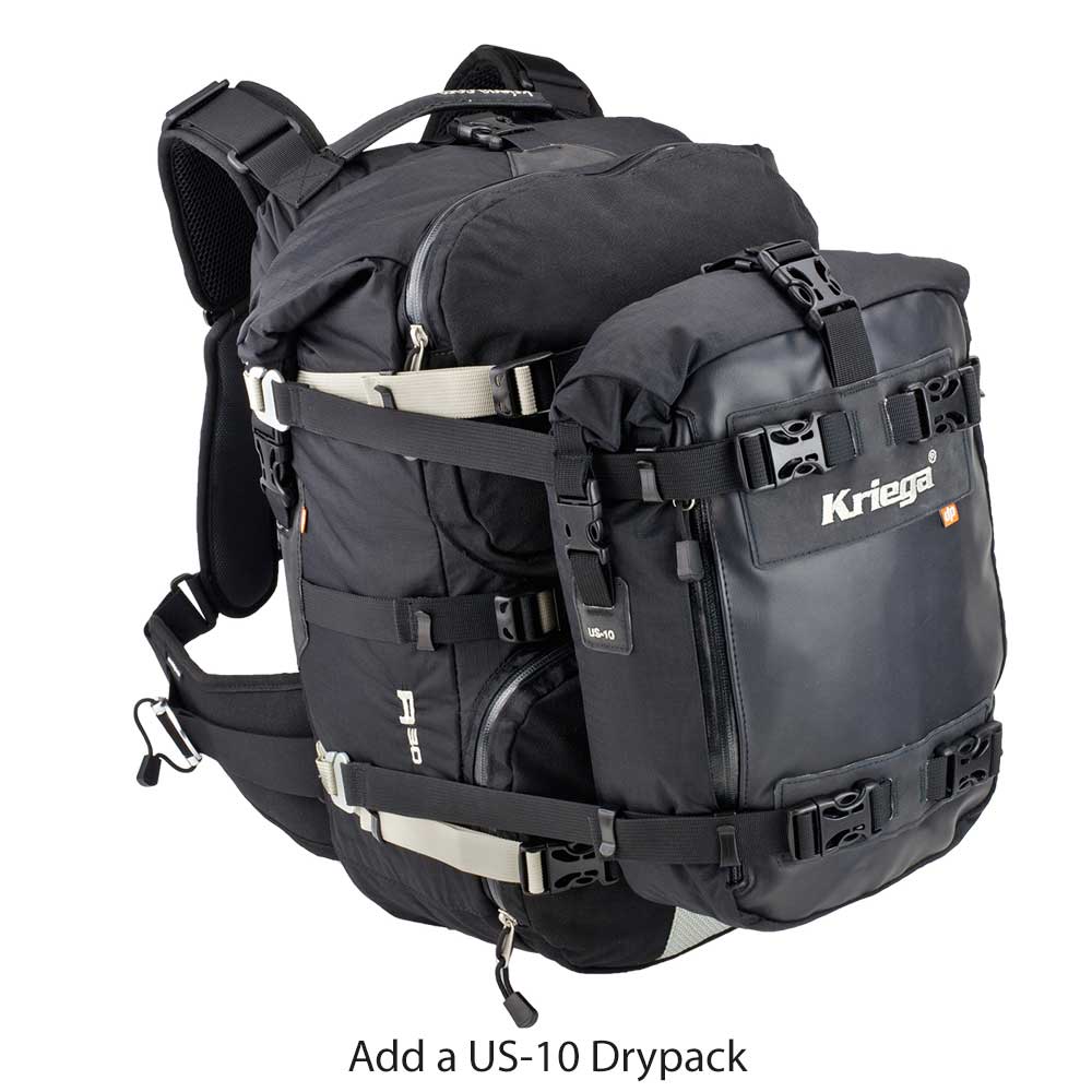 Kriega R30 Backpack Black - 30 Liters