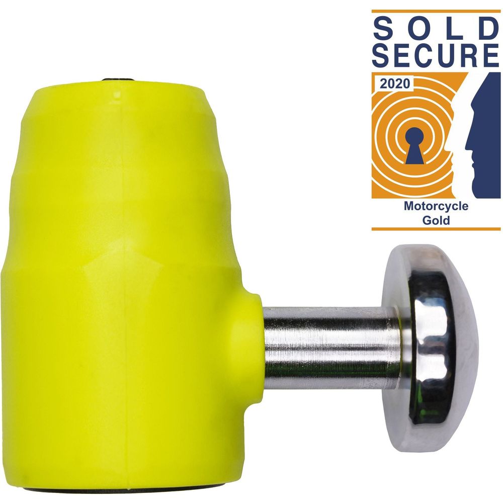 Mammoth Security MDX-12 Motorcycle Disc Lock 16 MM Sold Secure Gold Approved FREE 1 YEAR Returns, FREE UK Delivery | ThrottleChimp