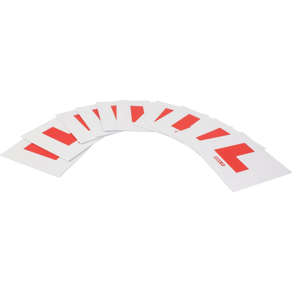 Bike It Rigid L-Plates - Pack Of 10 FREE 1 YEAR Returns, FREE UK Delivery | ThrottleChimp