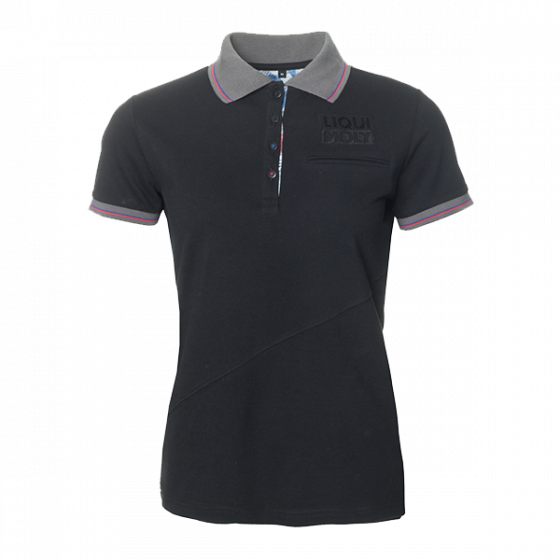 Liqui Moly Ladies Polo Shirt Black FREE 1 YEAR Returns, FREE UK Delivery | ThrottleChimp
