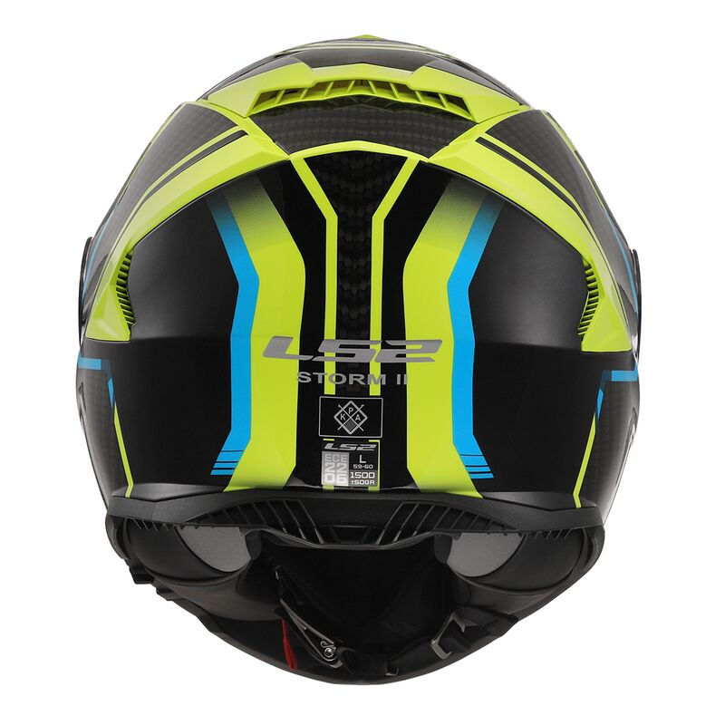 LS2 FF800 Storm 2 ECE 22.06 Tracker Black / Hi-Viz Yellow