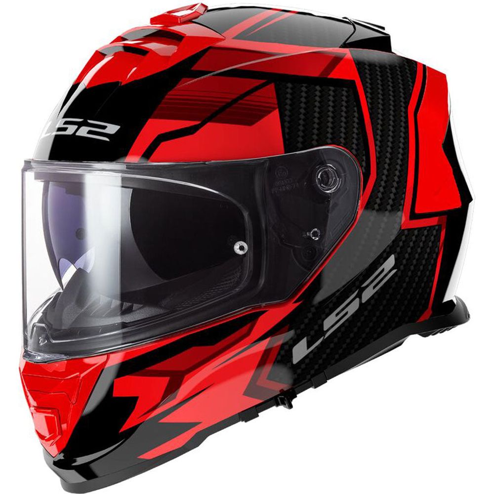 LS2 FF800 Storm 2 ECE 22.06 Tracker Black / Red