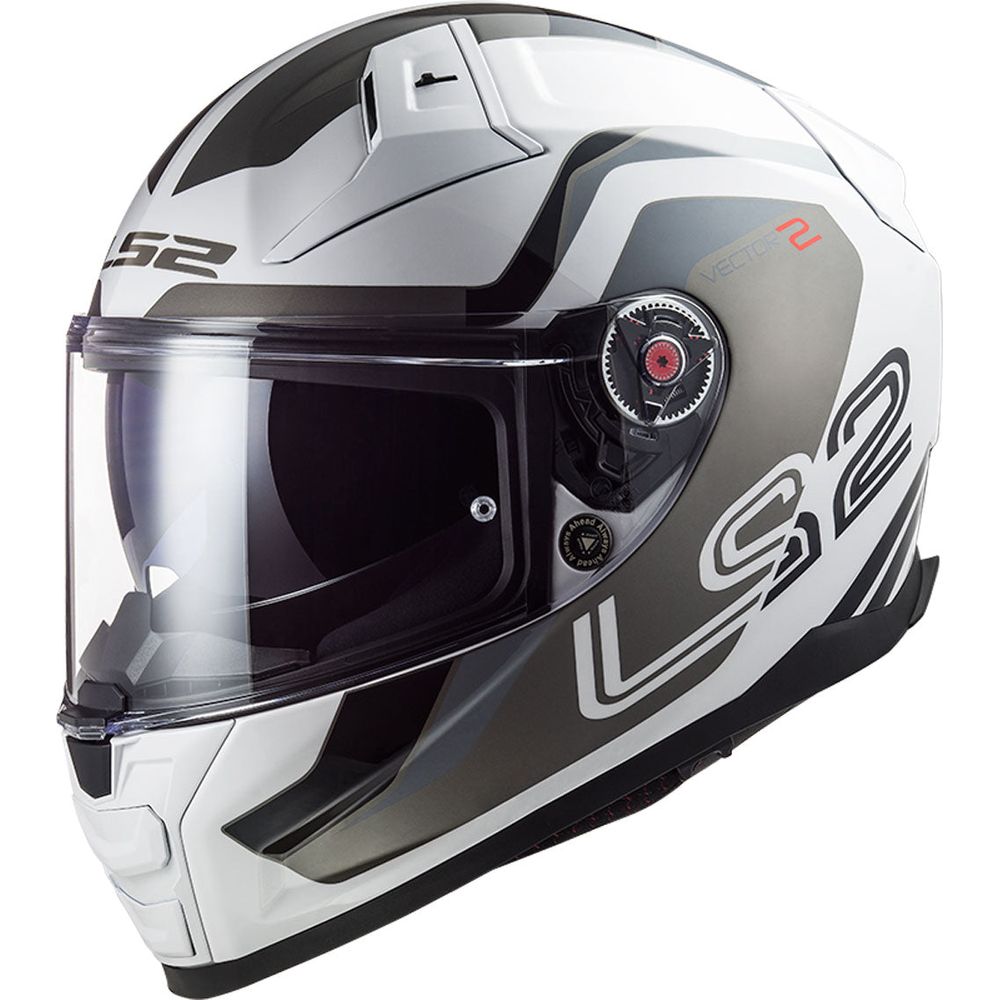 LS2 FF811 Vector 2 ECE 22.06 Metric White / Titanium Silver