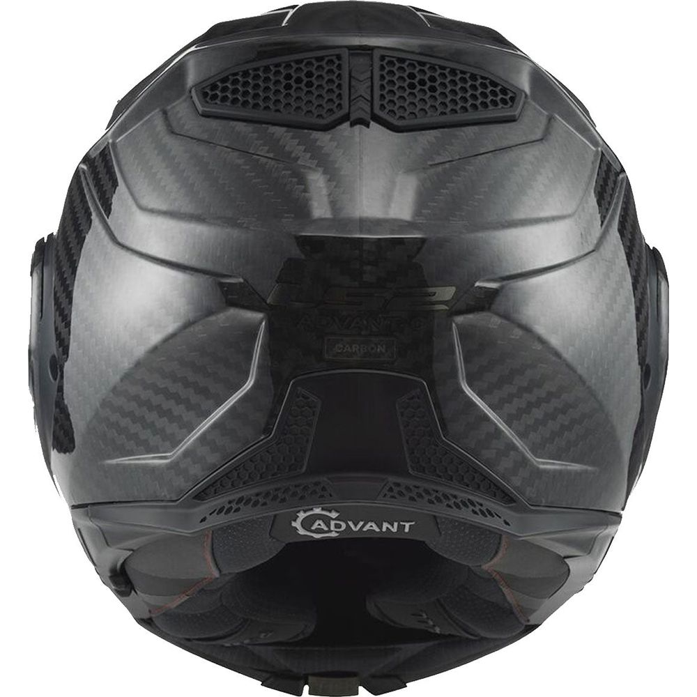 LS2 FF901 Advant X Carbon ECE 22.06 Solid Carbon With 4X UCS Intercom