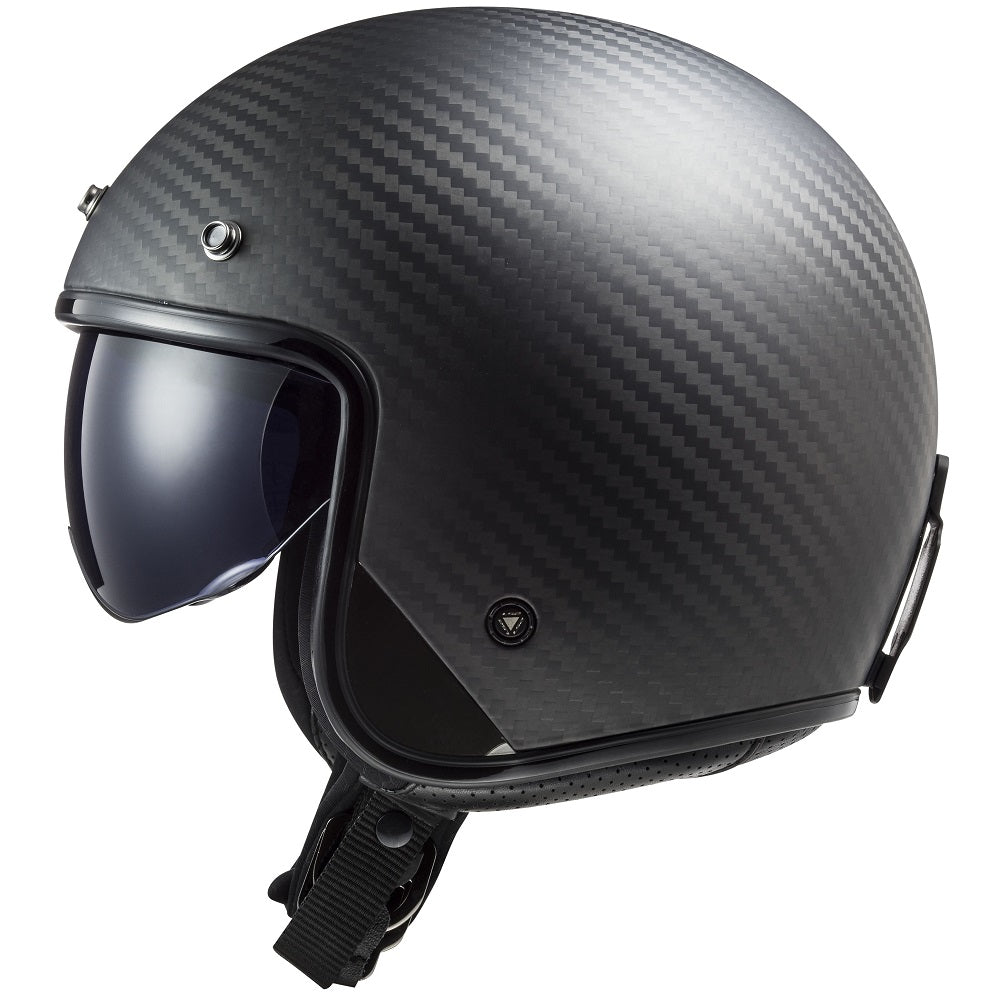 LS2 OF601 Bob 2 Carbon ECE 22.06 Open Face Helmet Carbon FREE 1 YEAR Returns, FREE UK Delivery | ThrottleChimp