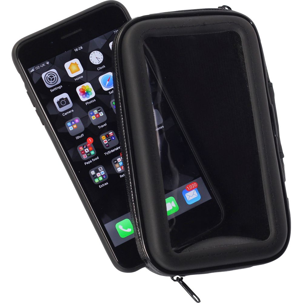 Bike It Mirror-Mount Medium Smartphone Holder - 150X85X25mm (ID) 160X100X30mm (OD) FREE 1 YEAR Returns, FREE UK Delivery | ThrottleChimp