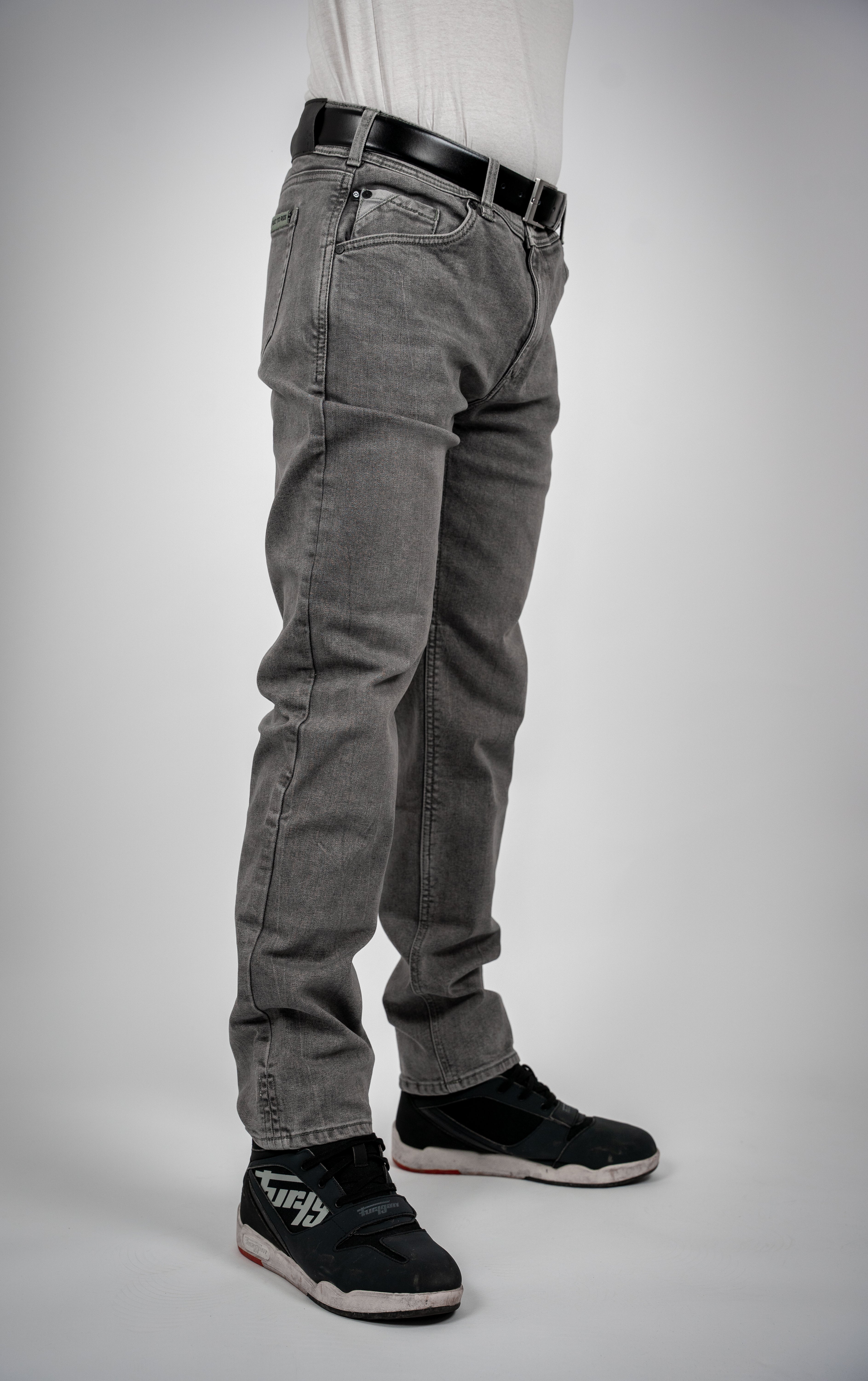 Bull-it Mastiff Straight Fit Denim Jeans Grey FREE 1 YEAR Returns, FREE UK Delivery | ThrottleChimp
