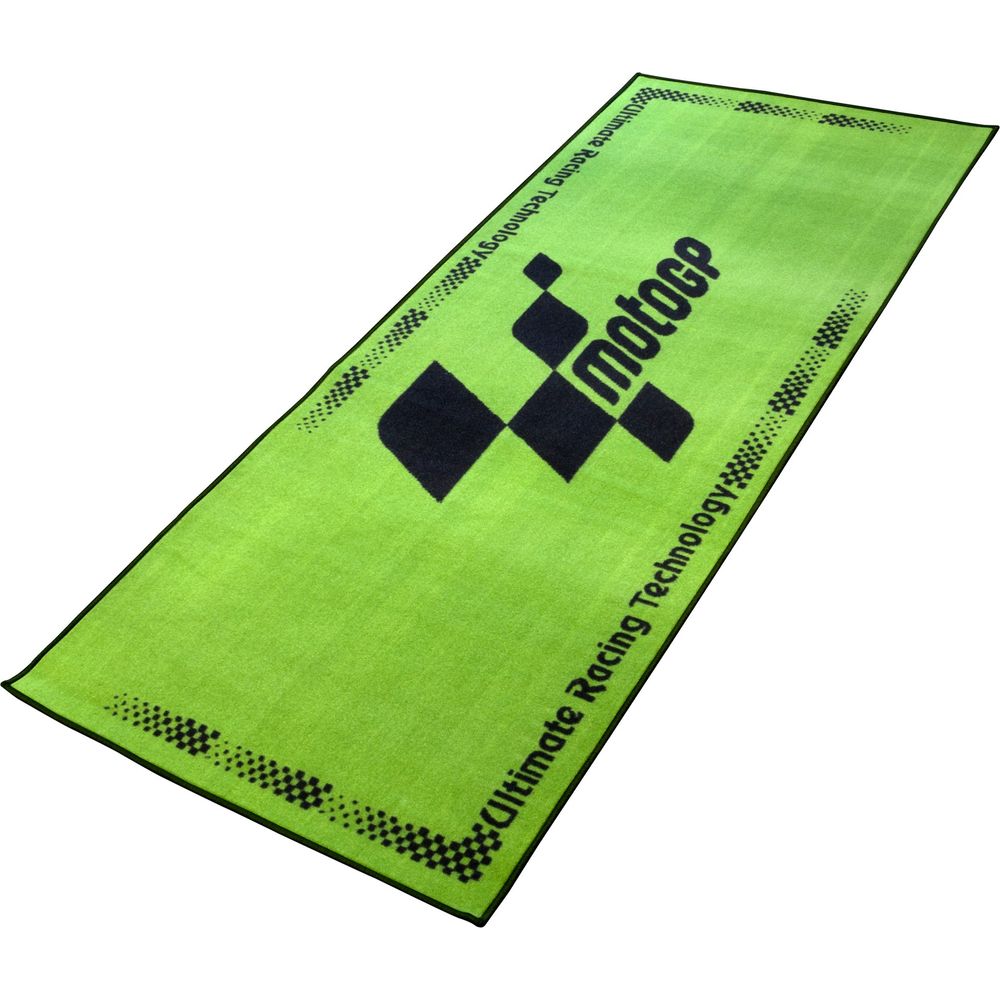 MotoGP Green With Black Logo Pro Garage Pit Mat FREE 1 YEAR Returns, FREE UK Delivery | ThrottleChimp