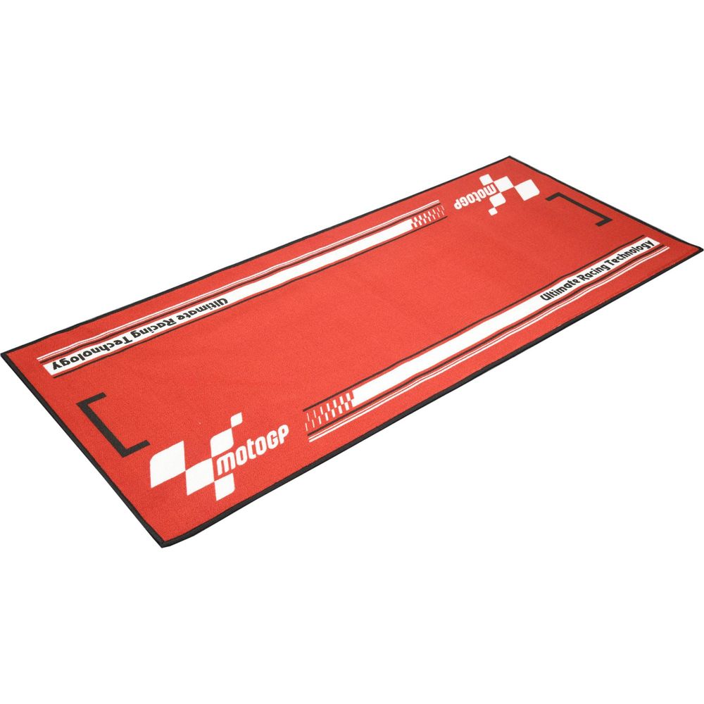 MotoGP Series 4 Garage Mat Red / White FREE 1 YEAR Returns, FREE UK Delivery | ThrottleChimp