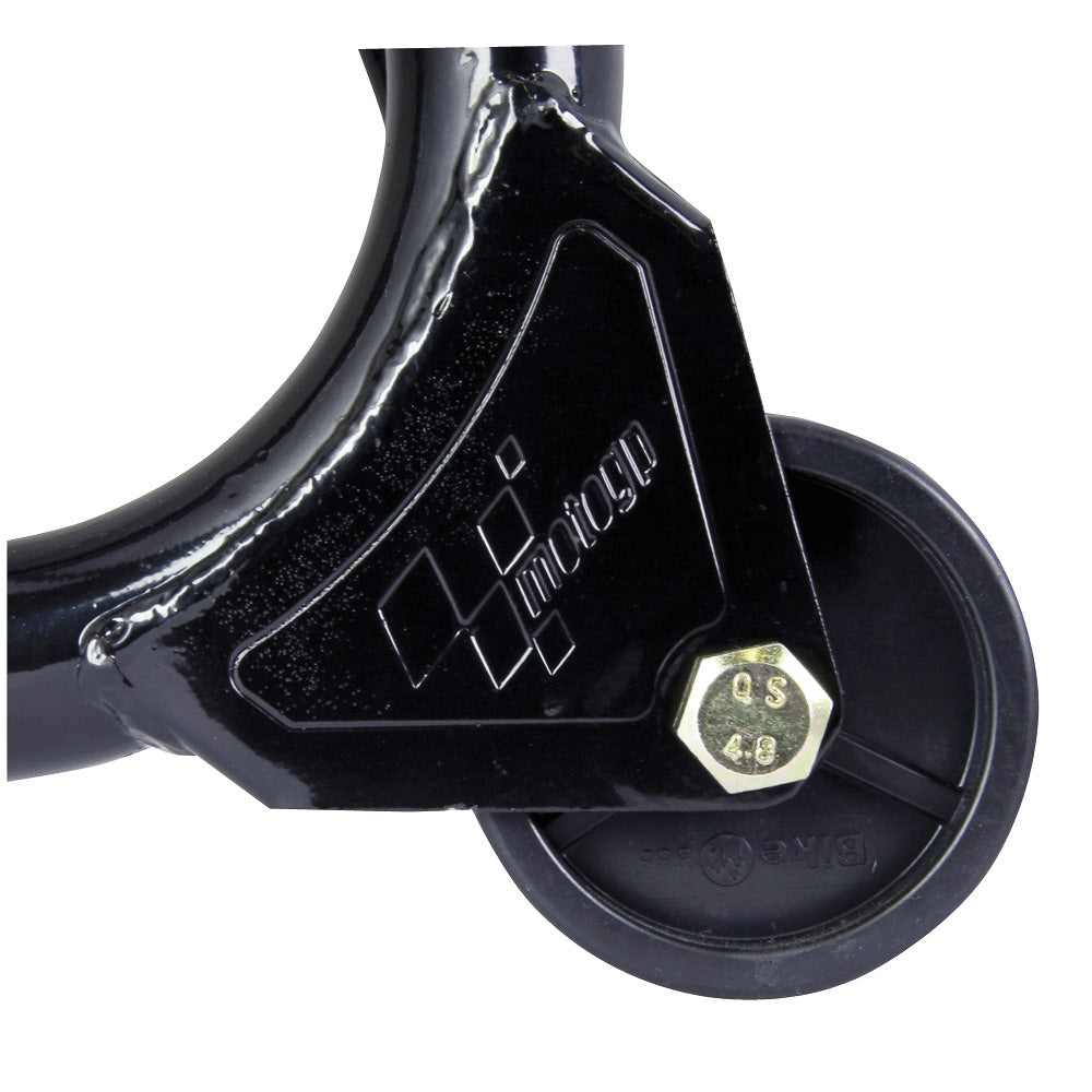 MotoGP Round Tubing Rear Track Paddock Stand Black FREE 1 YEAR Returns, FREE UK Delivery | ThrottleChimp