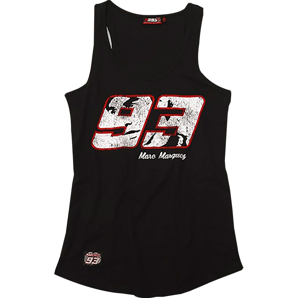 VR46 Marquez #93 Ladies Vest Black FREE 1 YEAR Returns, FREE UK Delivery | ThrottleChimp