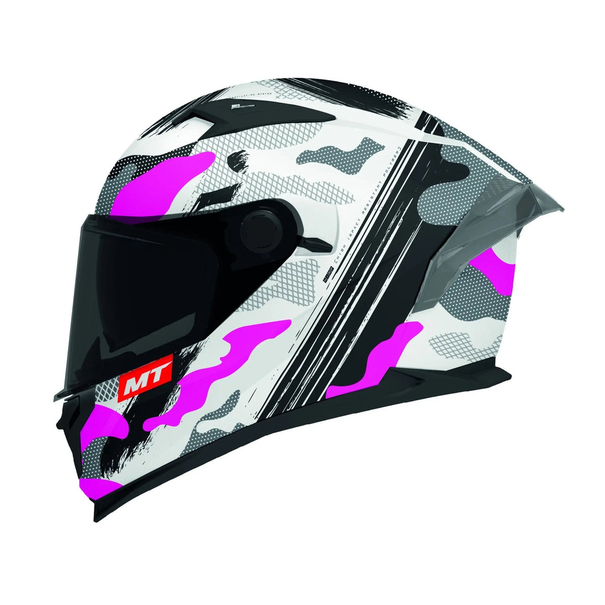 MT Helmets Braker SV Crossover A8 Matt Pink