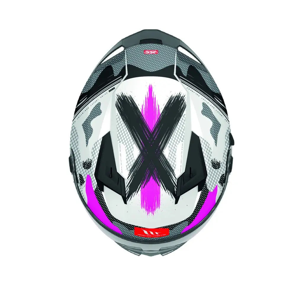 MT Helmets Braker SV Crossover A8 Matt Pink
