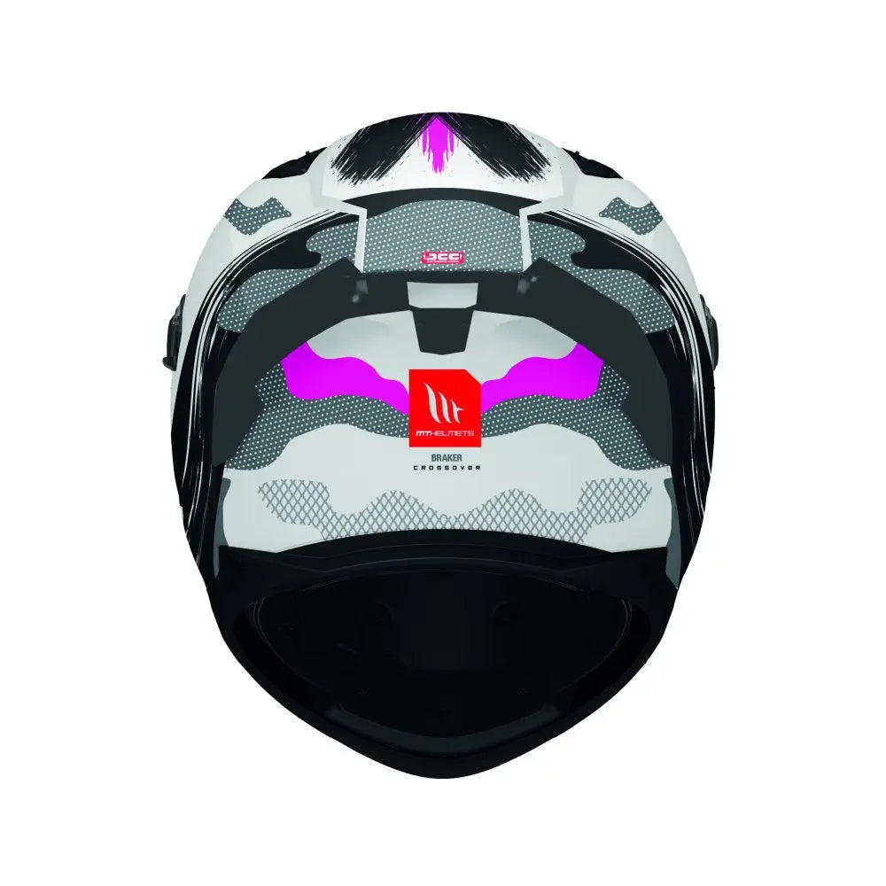 MT Helmets Braker SV Crossover A8 Matt Pink