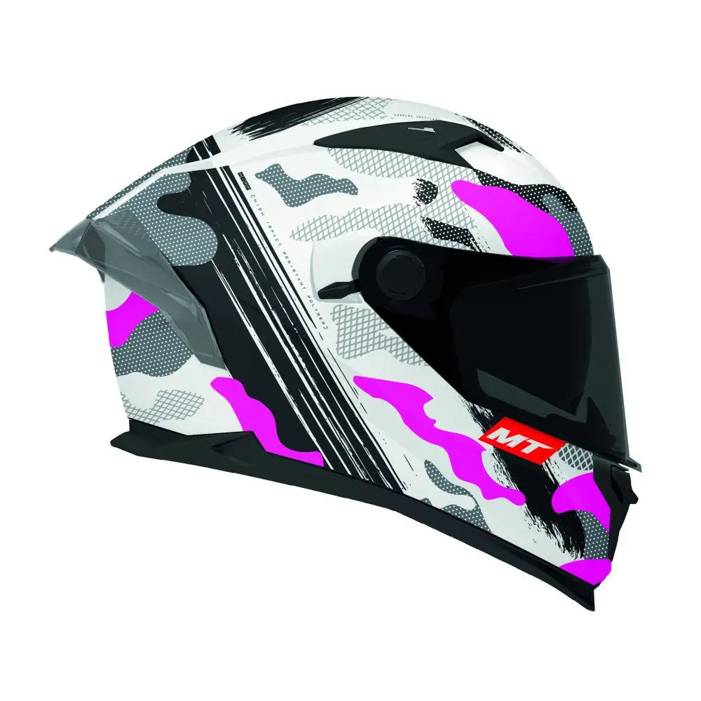 MT Helmets Braker SV Crossover A8 Matt Pink