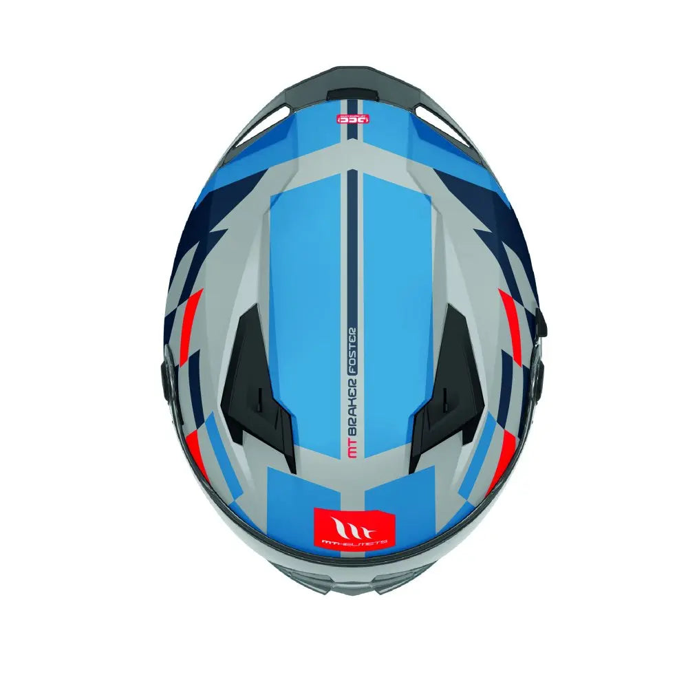 MT Helmets Braker SV Foster C7 Matt Blue