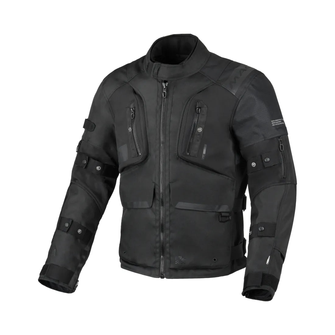 Macna Higera Textile Jacket Black FREE 1 YEAR Returns, FREE UK Delivery | ThrottleChimp