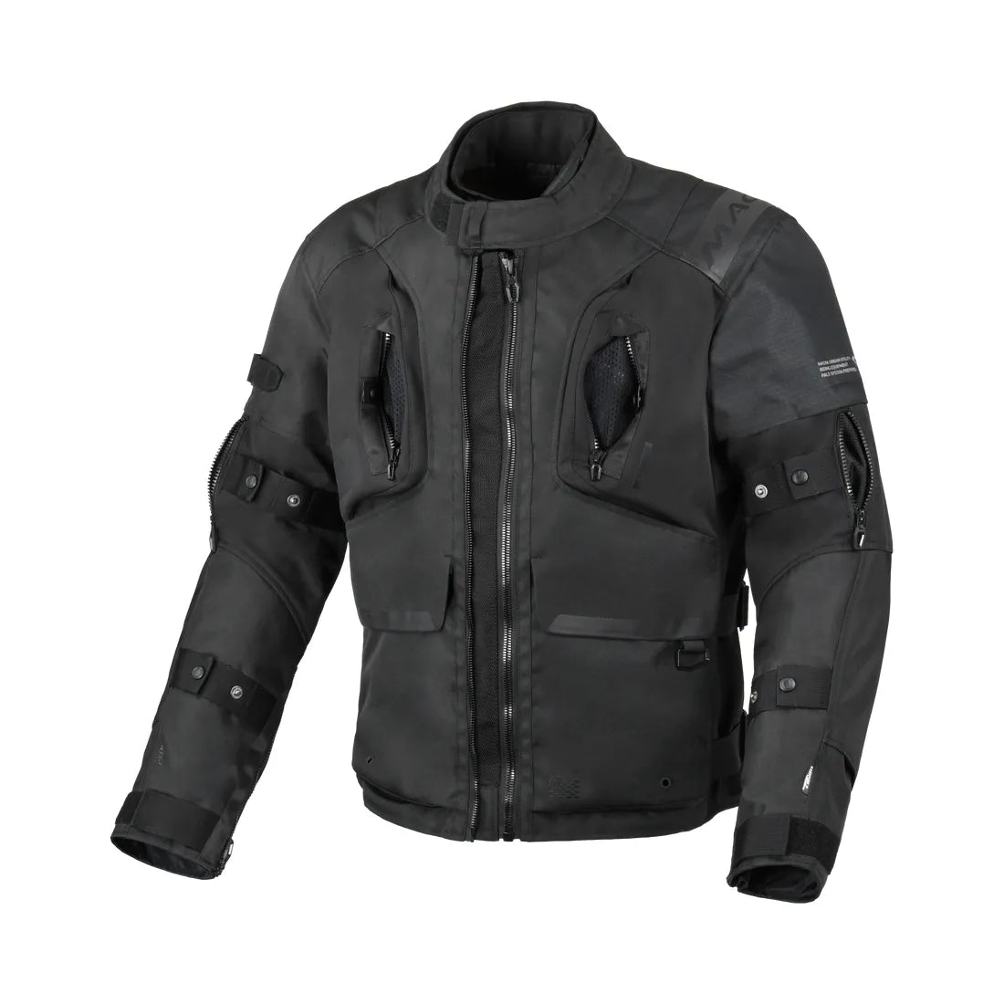 Macna Higera Textile Jacket Black FREE 1 YEAR Returns, FREE UK Delivery | ThrottleChimp