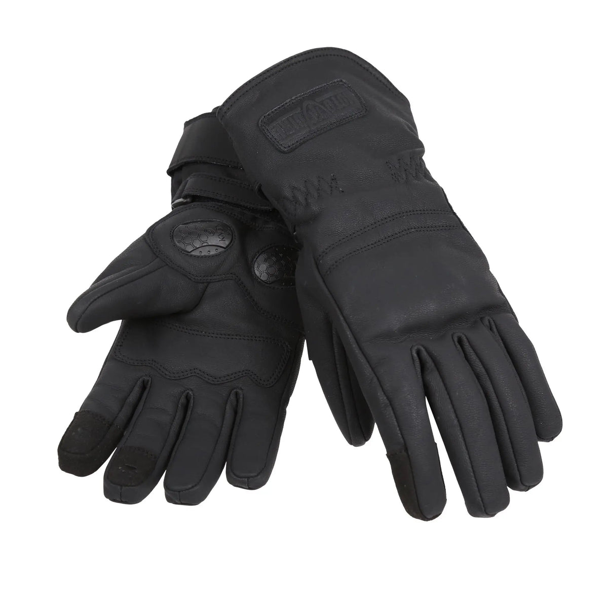 MotoGirl Nandi Ladies Leather Gloves Black