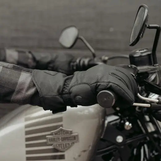 MotoGirl Nandi Ladies Leather Gloves Black