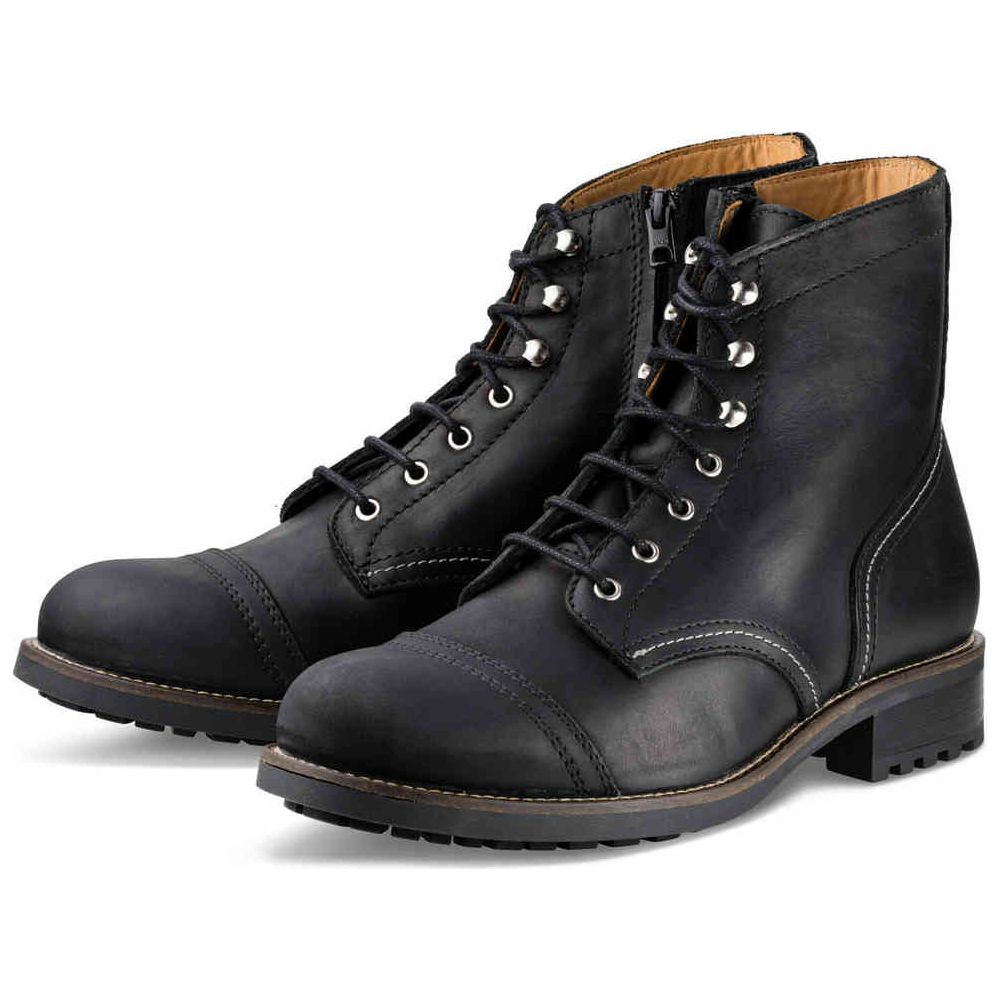 Rokker Moto Ranger Ladies Leather Boots Black FREE 1 YEAR Returns, FREE UK Delivery | ThrottleChimp