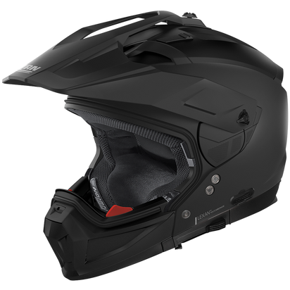 Nolan N70-2 X 06 Classic N-Com Adventure Helmet Flat Black FREE 1 YEAR Returns, FREE UK Delivery | ThrottleChimp