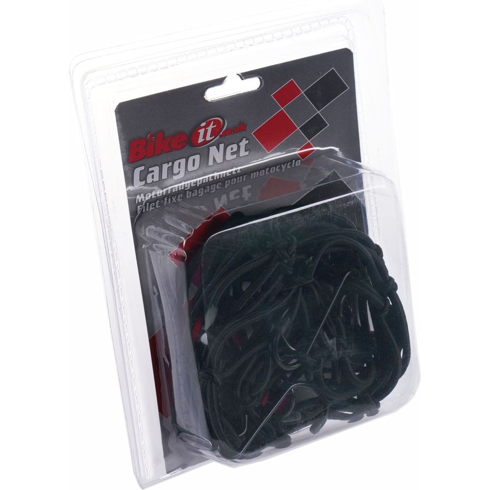 Bike It Luggage Cargo Net Standard Black FREE 1 YEAR Returns, FREE UK Delivery | ThrottleChimp
