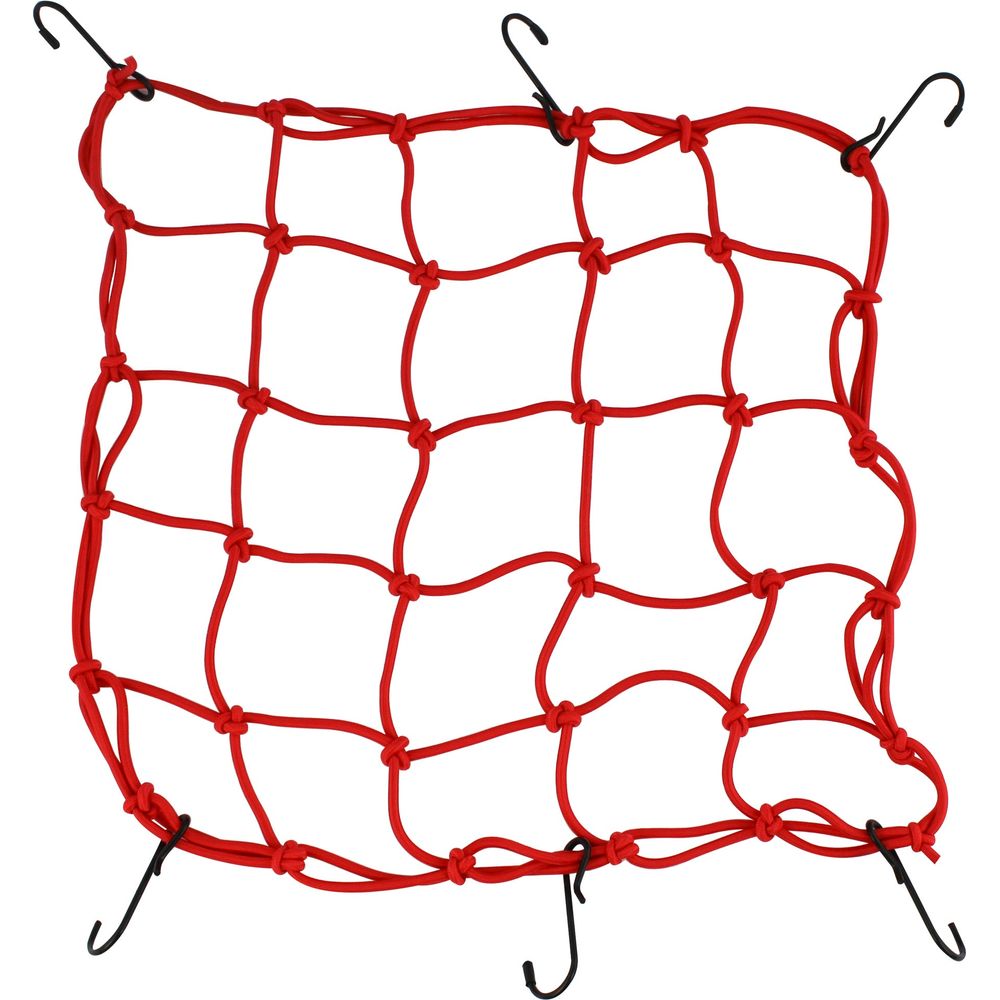 Bike It Luggage Extra Large Cargo Net Red FREE 1 YEAR Returns, FREE UK Delivery | ThrottleChimp