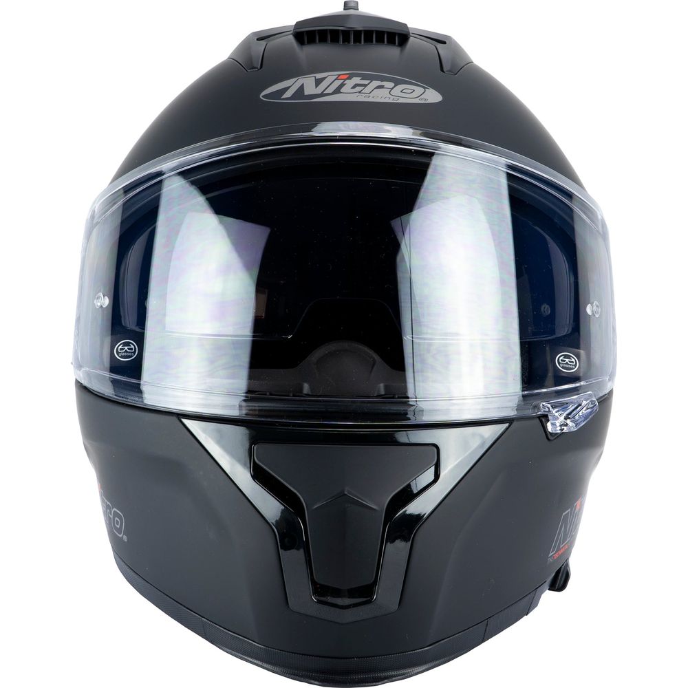 Nitro N540 DVS Full Face Helmet Satin Black FREE 1 YEAR Returns, FREE UK Delivery | ThrottleChimp
