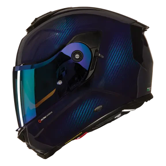 Nolan X-903 Ultra Carbon Liquido Full Face Helmet Liquid Blue Carbon FREE 1 YEAR Returns, FREE UK Delivery | ThrottleChimp