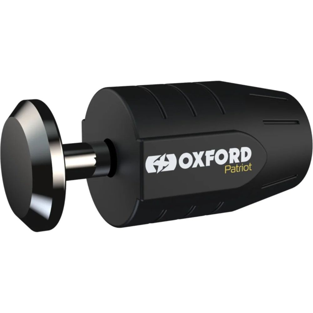 Oxford Patriot 14mm Padlock Black Ext. Pin Unpackaged BOM FREE 1 YEAR Returns, FREE UK Delivery | ThrottleChimp