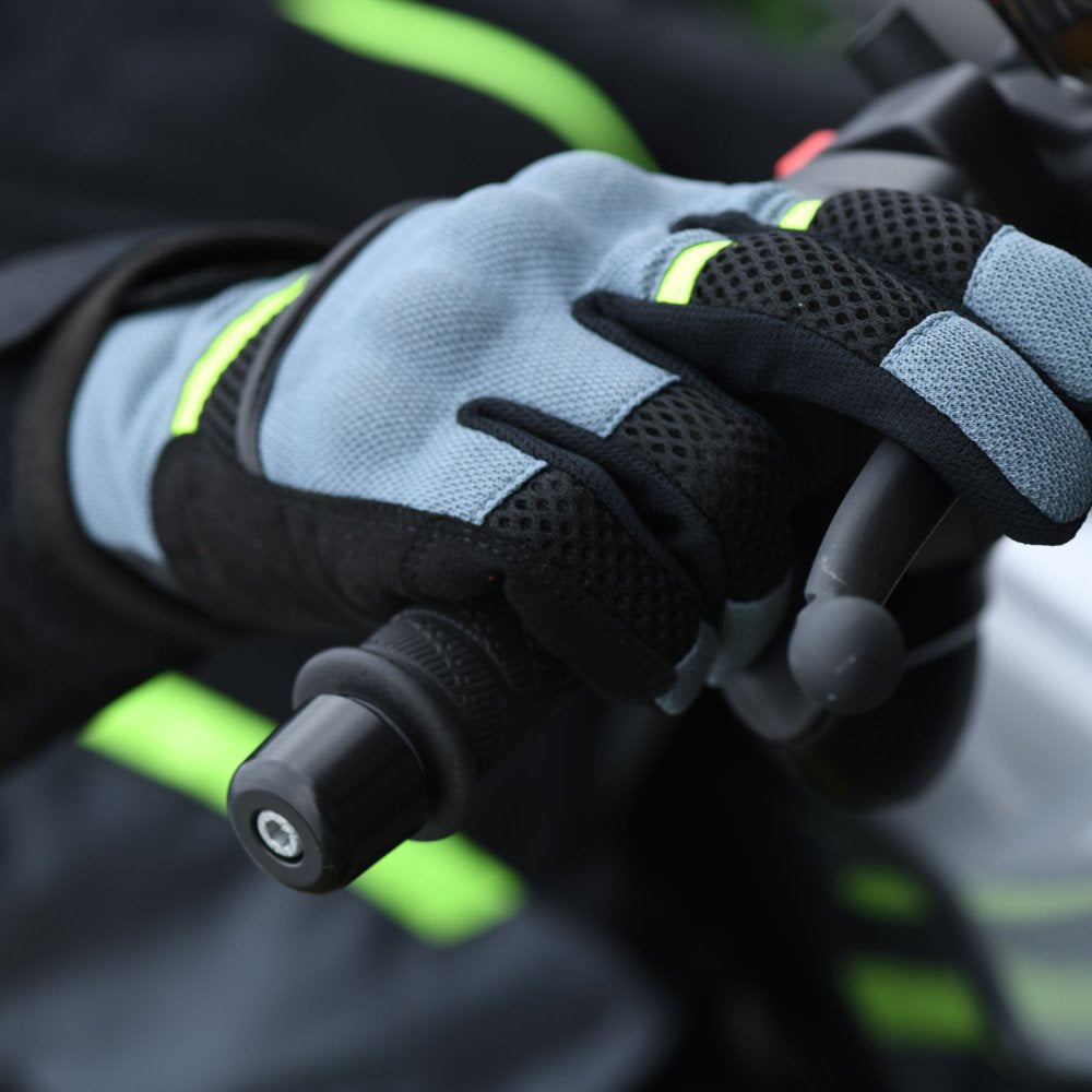 Oxford Brisbane Air Short Summer Gloves Charcoal / Black