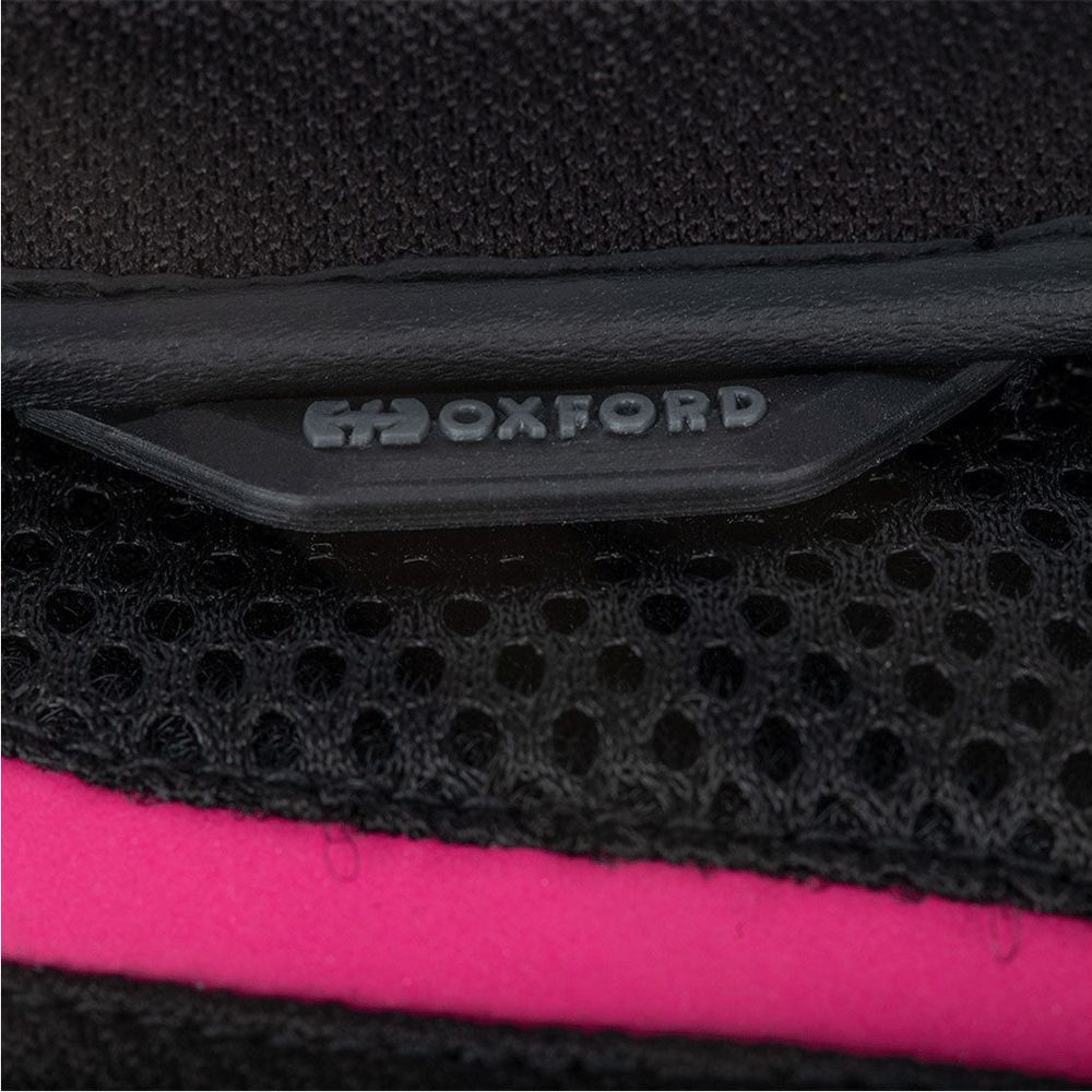 Oxford Brisbane Ladies Textile Gloves Black / Pink