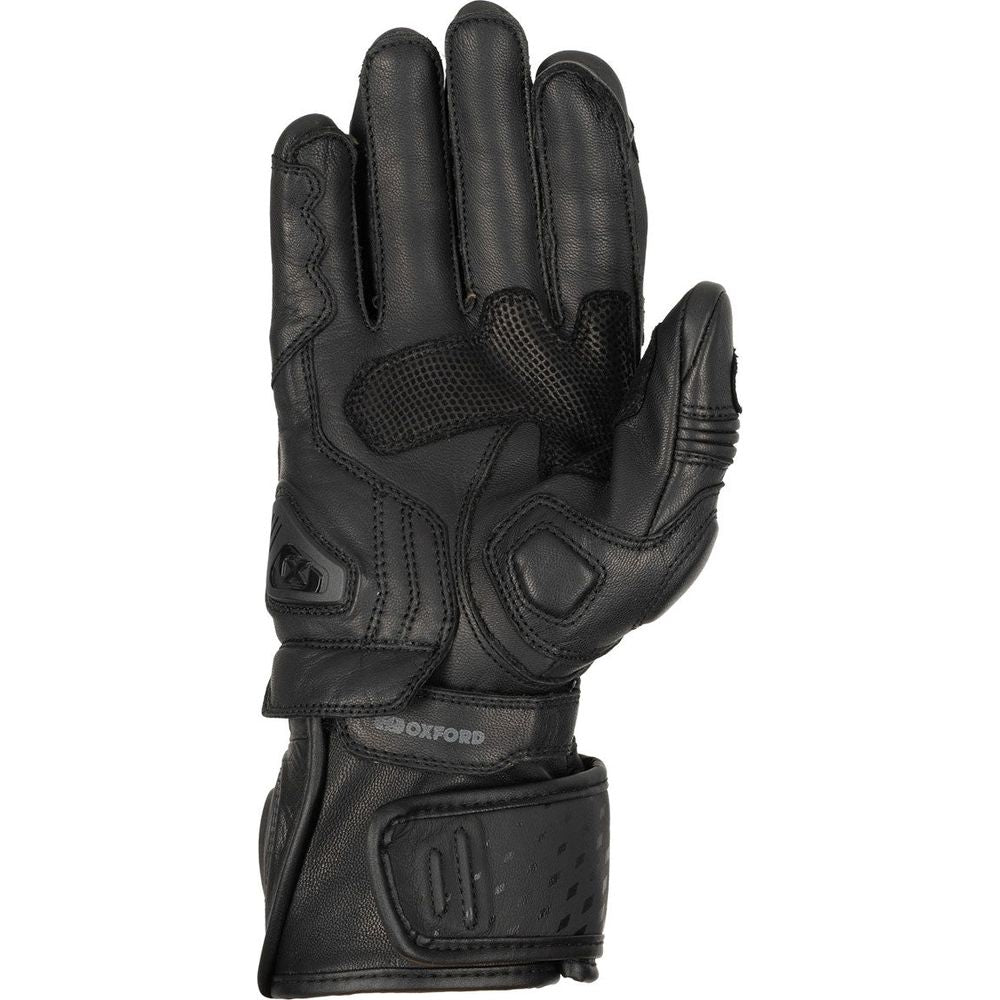 Oxford Nexus Leather Gloves Stealth Black