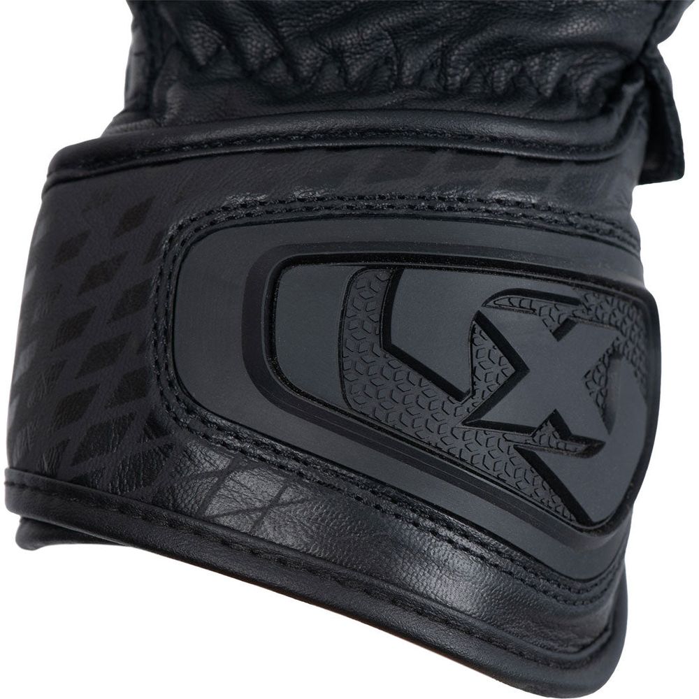 Oxford Nexus Leather Gloves Stealth Black