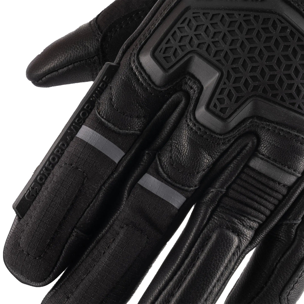 Oxford Vancouver 2.0 D2D Leather & Textile Gloves Black