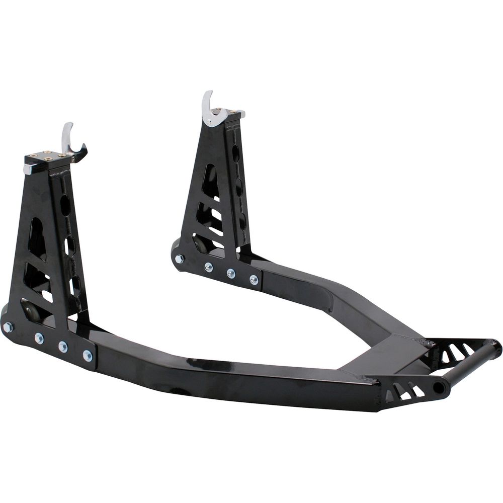 BikeTek Aluminium Box Section Rear Paddock Stand Black FREE 1 YEAR Returns, FREE UK Delivery | ThrottleChimp