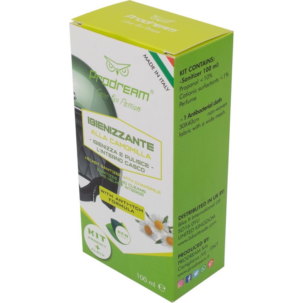 Pro-Dream Helmet Sanitizer Kit FREE 1 YEAR Returns, FREE UK Delivery | ThrottleChimp