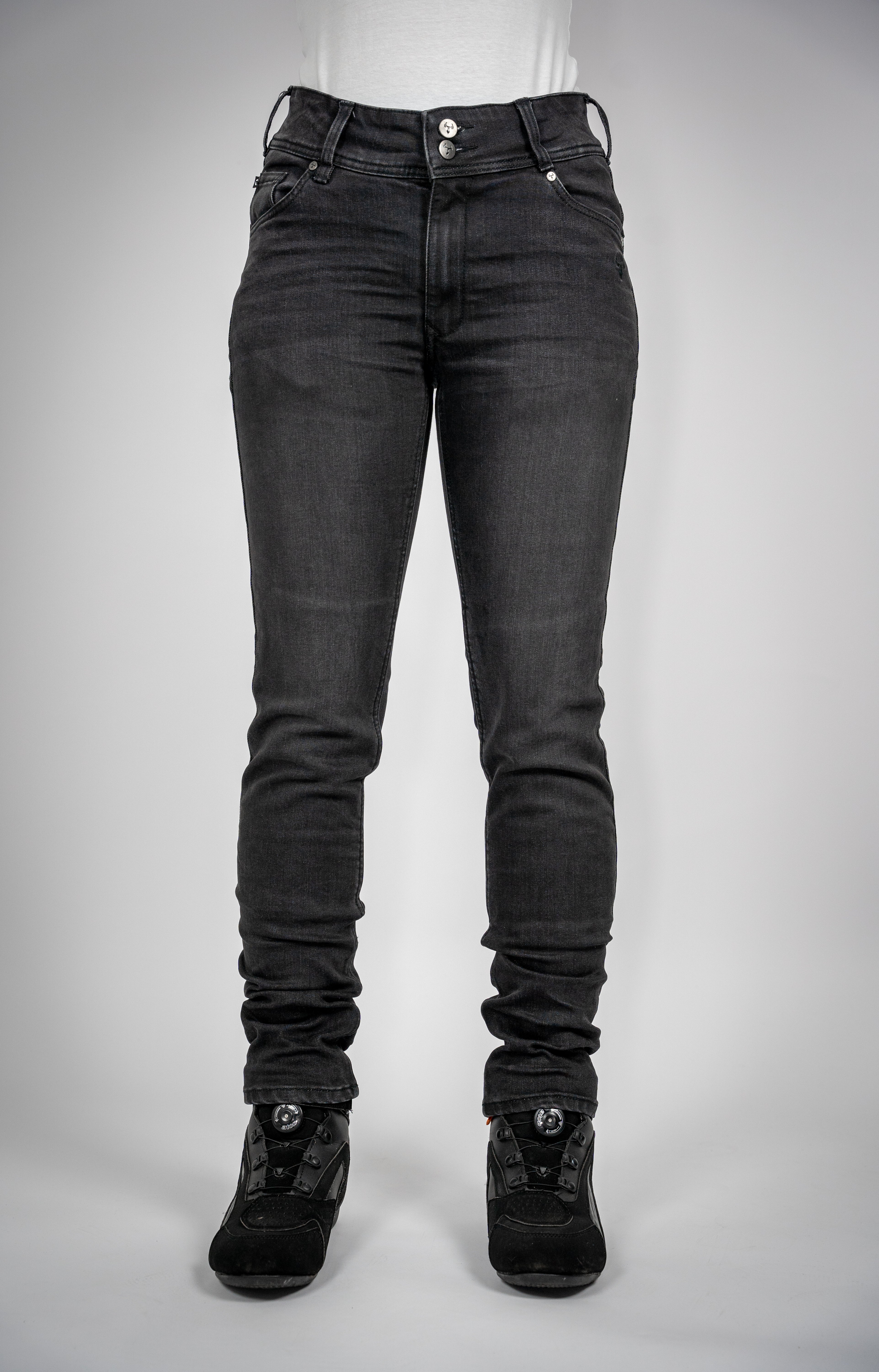Bull-it Raven Ladies Slim Fit Denim Jeans Black FREE 1 YEAR Returns, FREE UK Delivery | ThrottleChimp