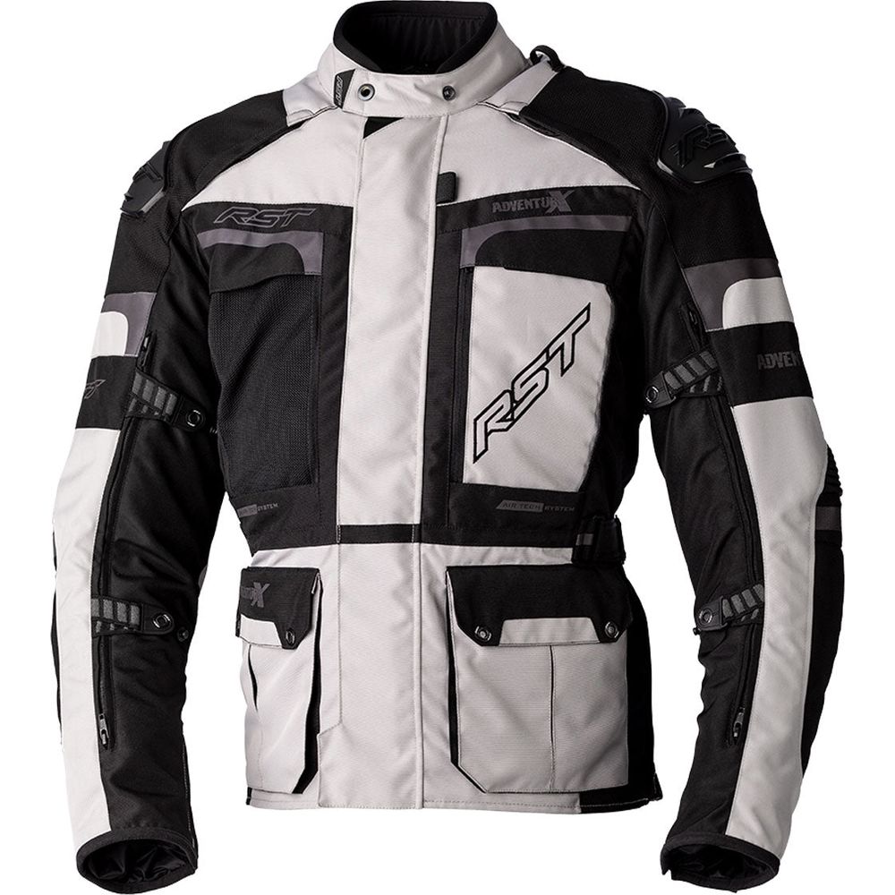 RST Pro Series Adventure-X CE Textile Jacket Silver / Black