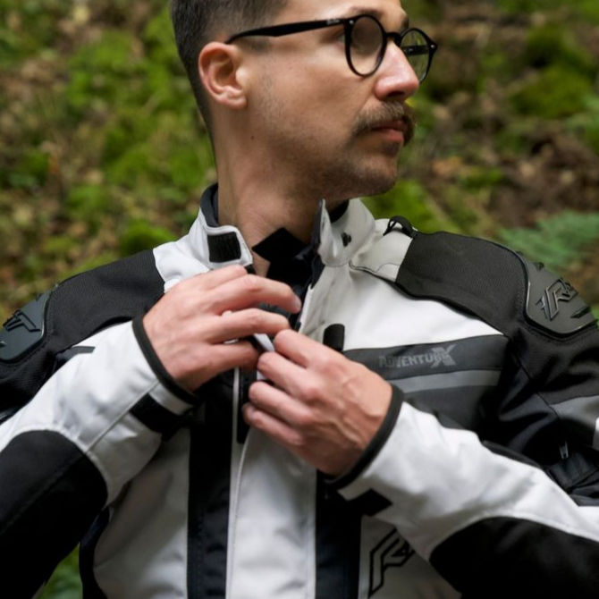 RST Pro Series Adventure-X CE Textile Jacket Silver / Black